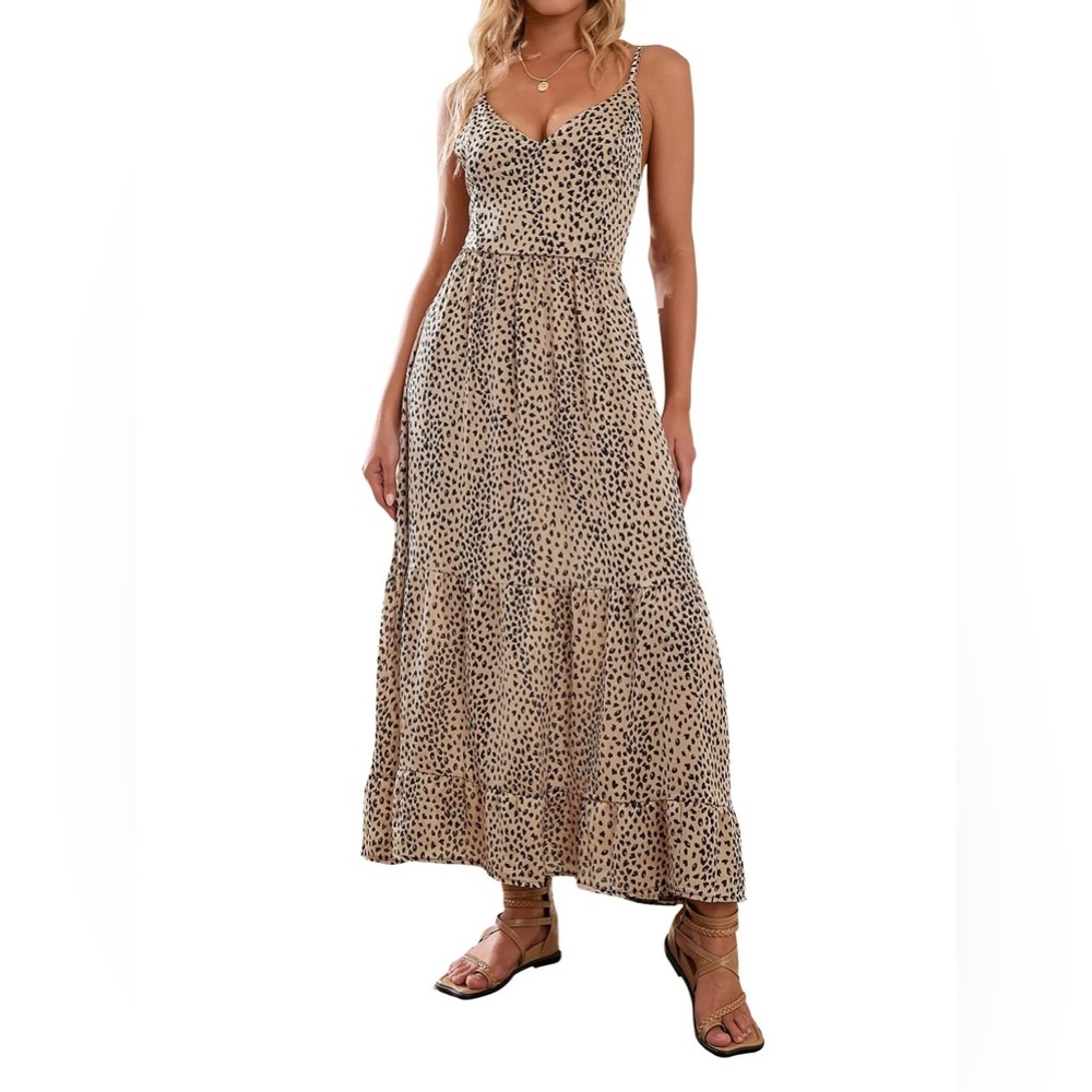 Leopard Print Maxi Dress